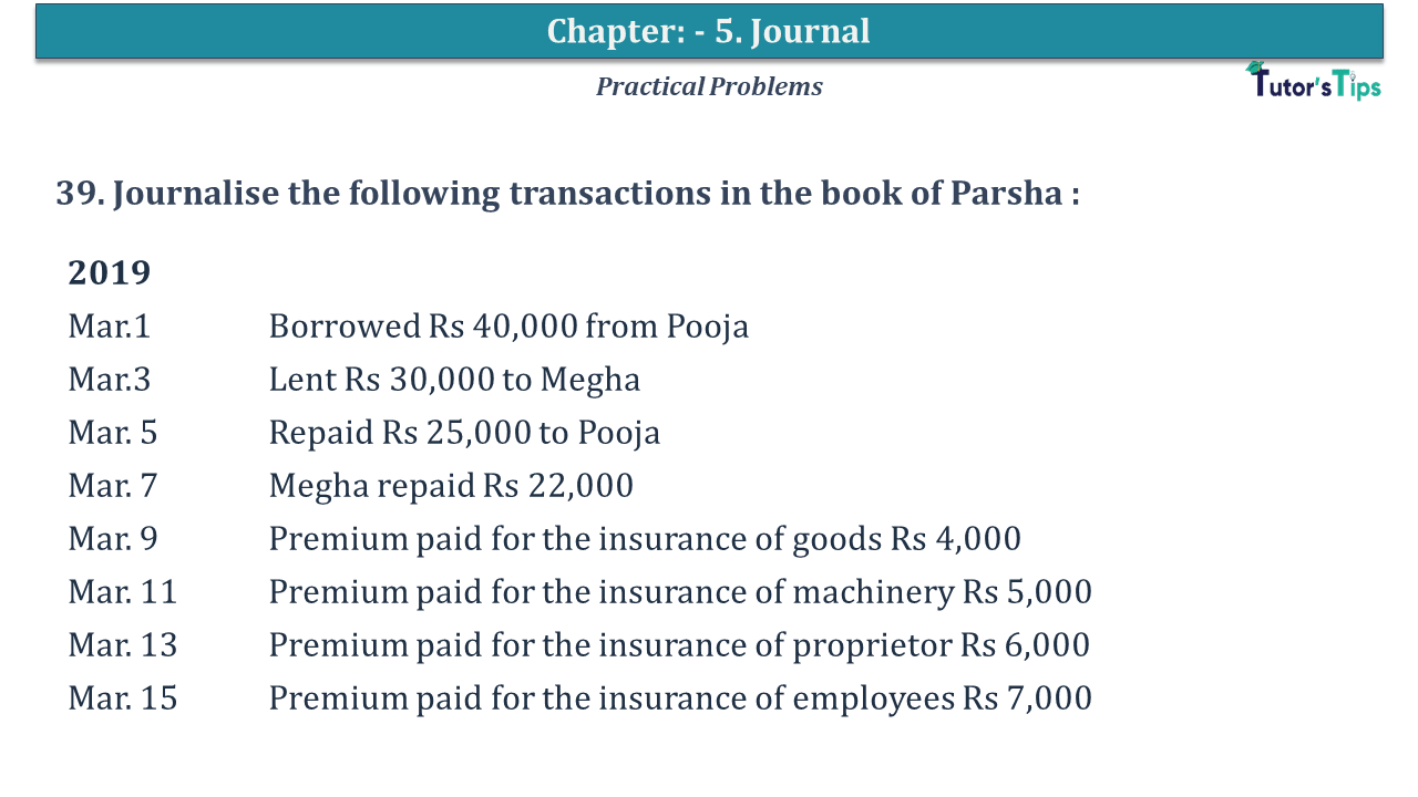 Question No 39 Chapter No 5