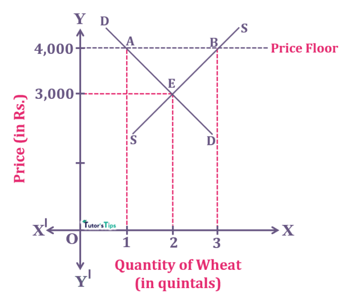 Price Floor Meaning and its Graphical Representation Tutor's Tips