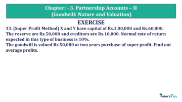 Question 13 Chapter 3 of +2- Part-