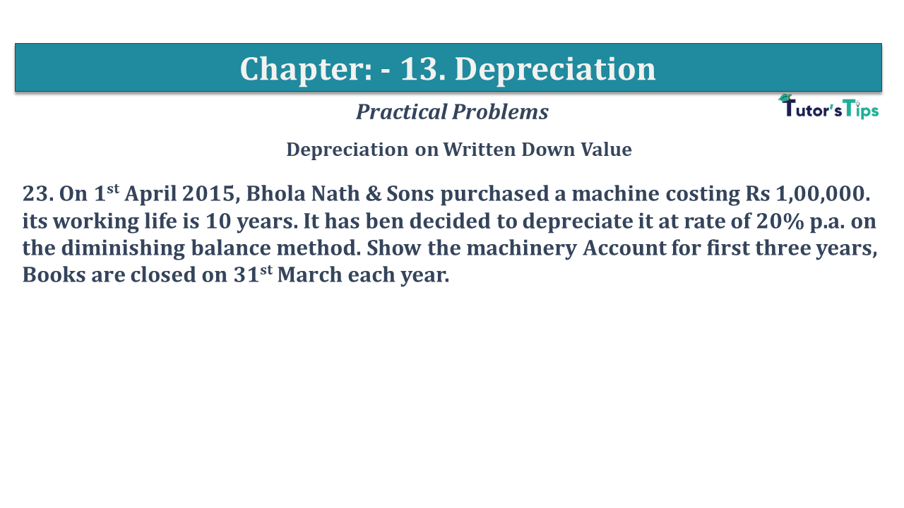 Question No 23 Chapter No 13