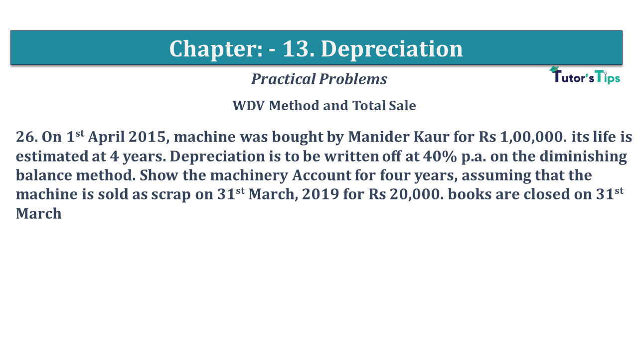 Question No 26 Chapter No 13