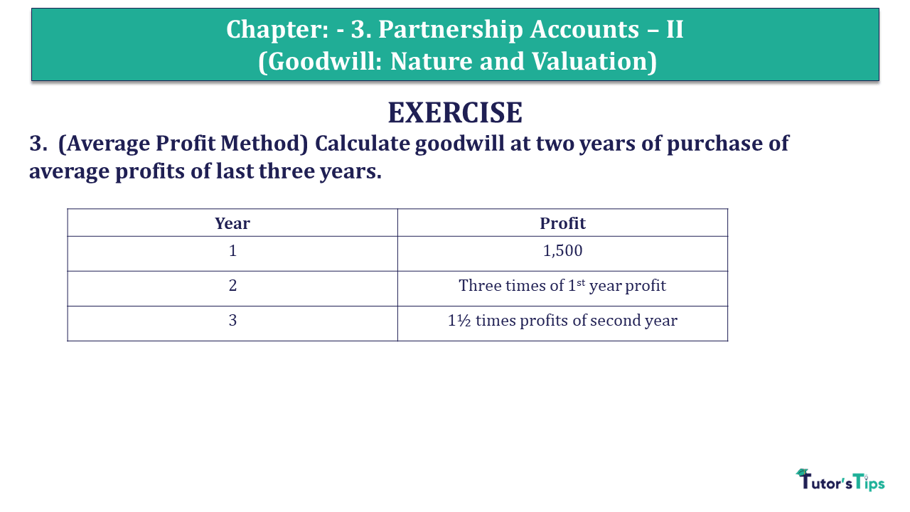 Question 03 Chapter 3 of +2- Part-