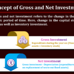 Concept of Gross and Net Investment