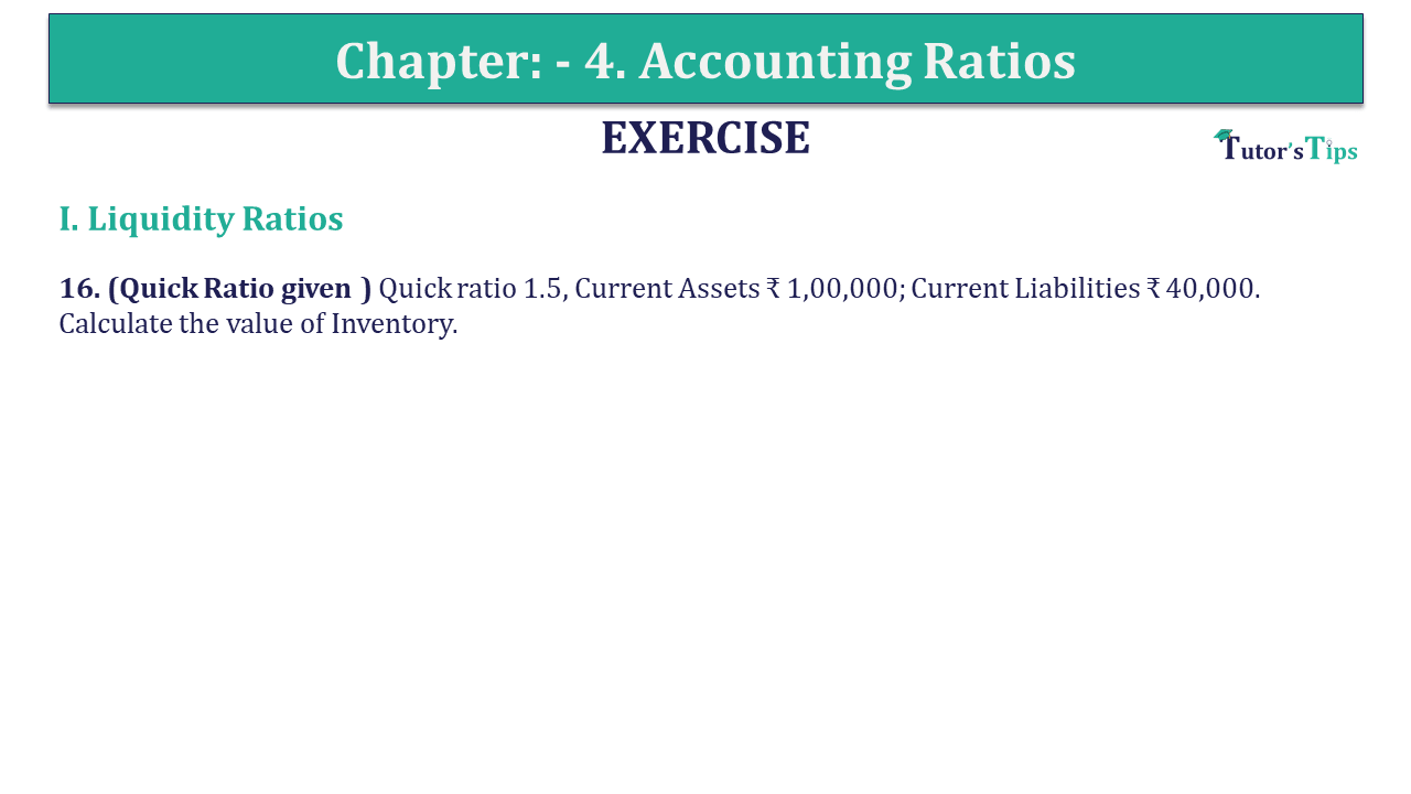 Question 16 Chapter 4 of +2-B