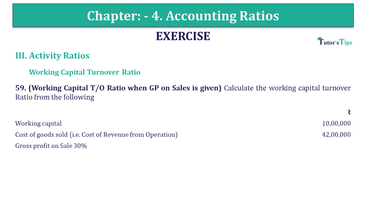 Question 59 Chapter 4 of +2-B