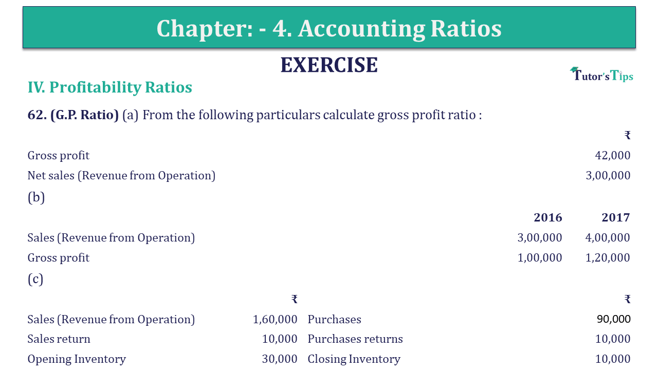 Question 62 Chapter 4 of +2-B