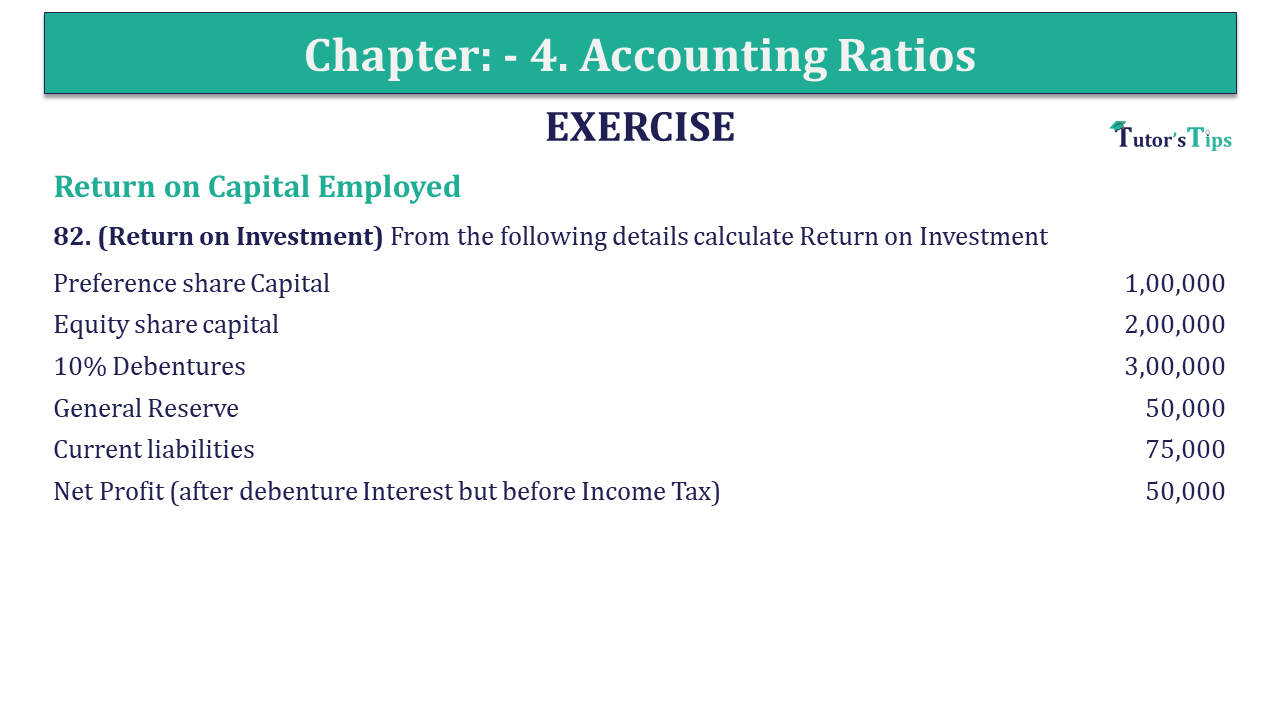 Question 82 Chapter 4 of +2-B