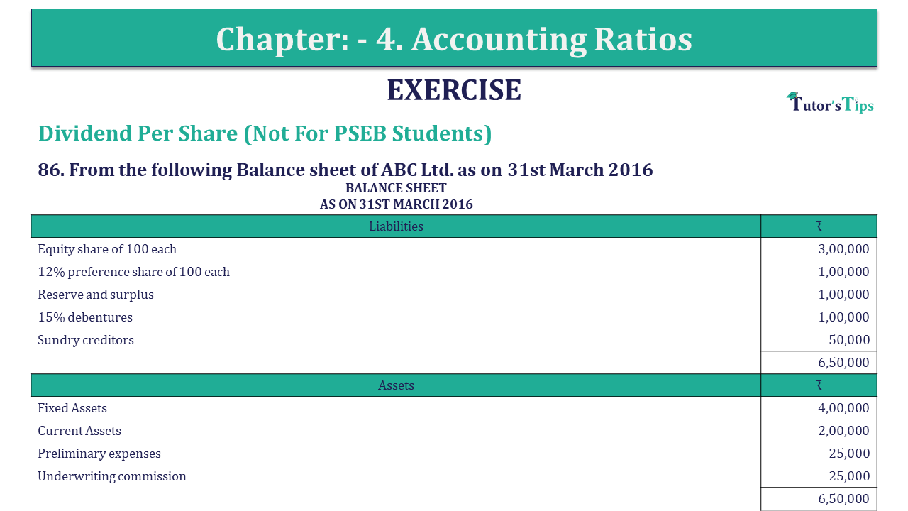 Question 86 Chapter 4 of +2-B