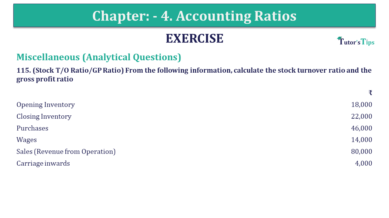 Question 115 Chapter 4 of +2-B