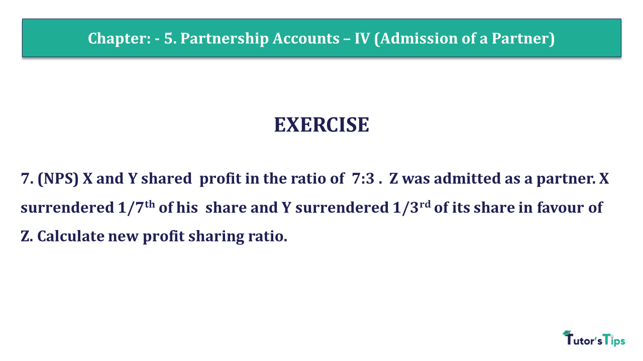 Question 07 Chapter 5 of +2- Part-