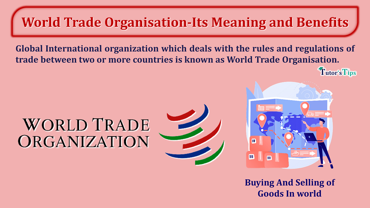 World Trade Organisation-Its Meaning and Benefits