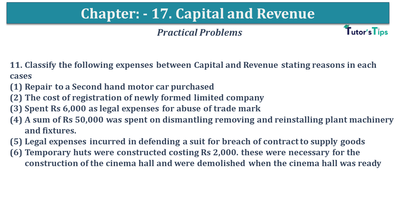 Question No 11 Chapter No 17