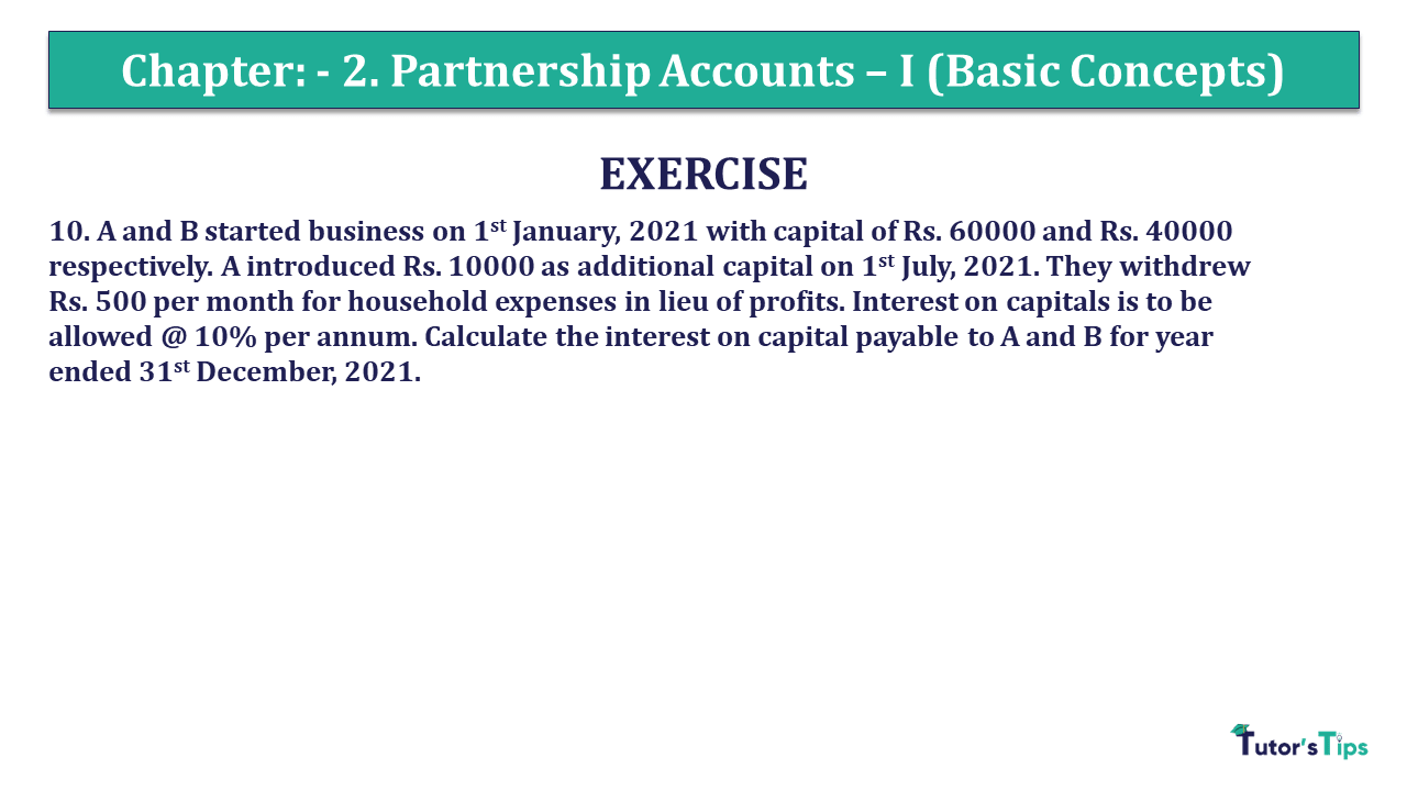 Question 10Chapter 2 - Unimax Class 12 Part 1 - 2021