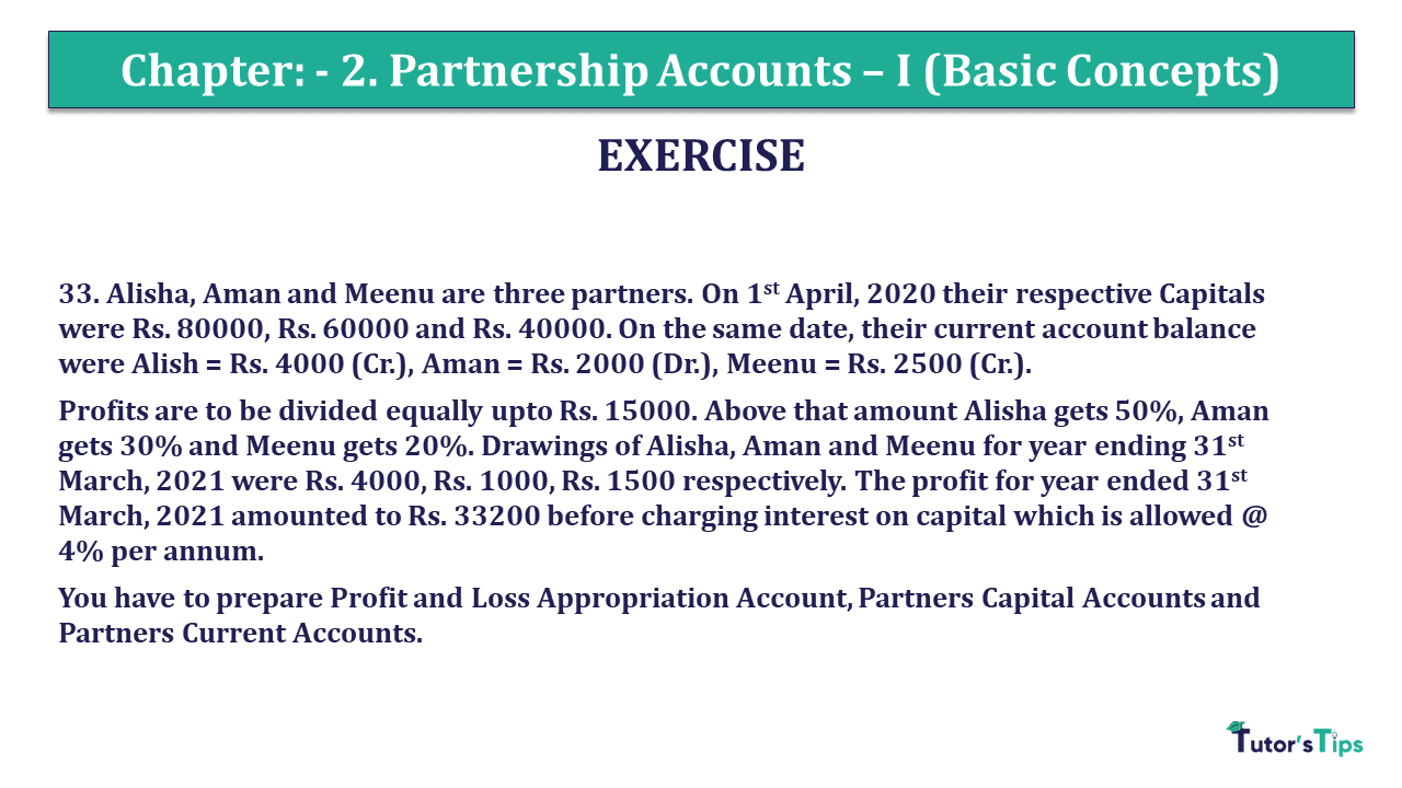 Question 33 Chapter 2 - Unimax Class 12 Part 1 - 2021