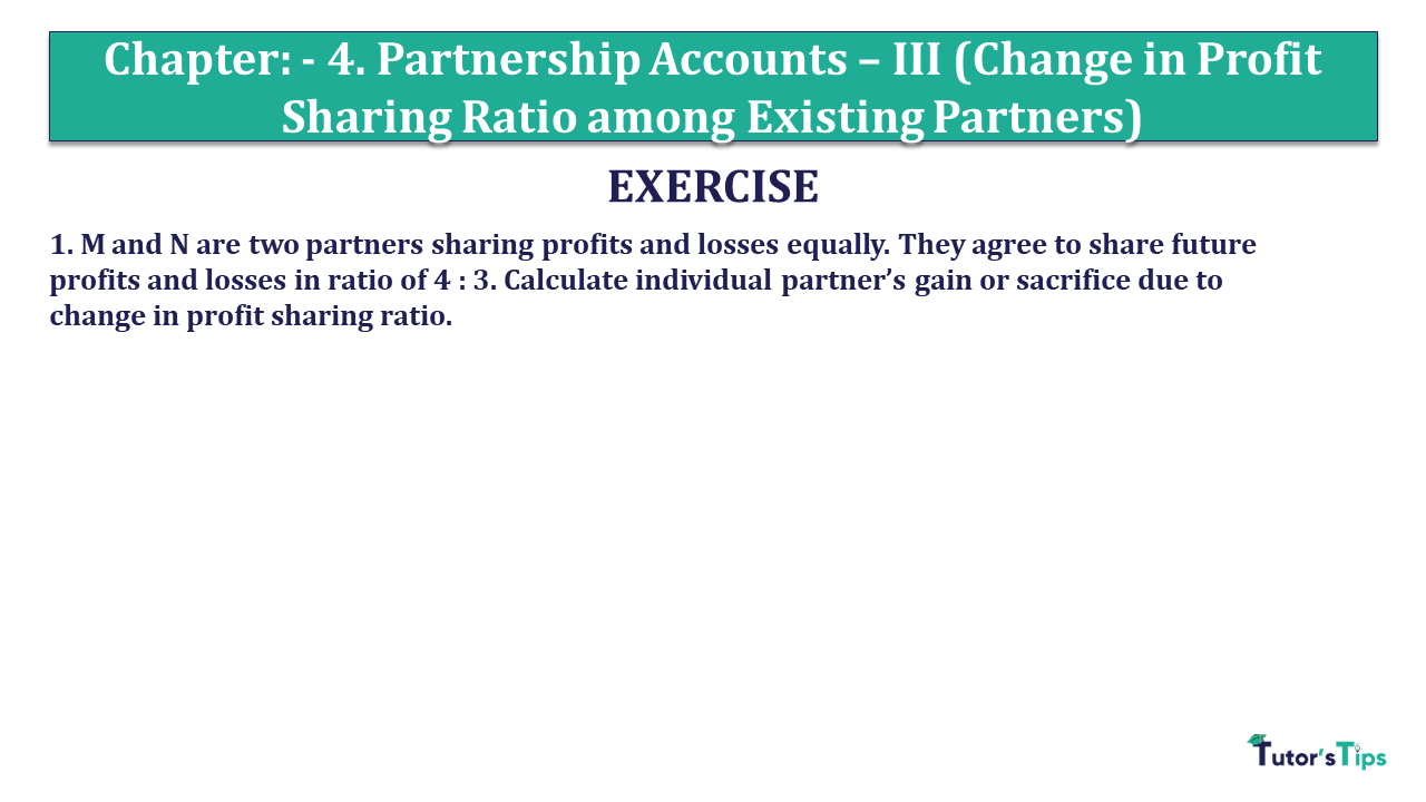 Question 1 Chapter 4 - Unimax Class 12 Part 1 - 2021