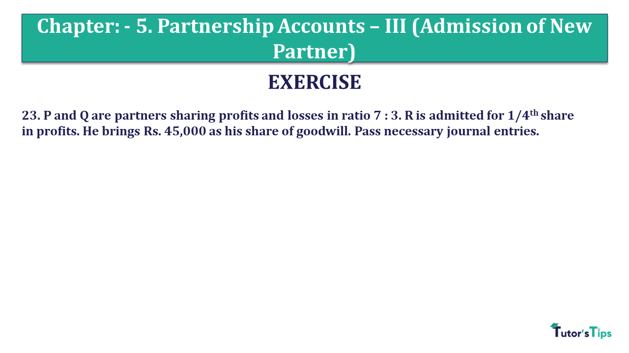 Question 23 Chapter 5 - Unimax Class 12 Part 1 - 2021