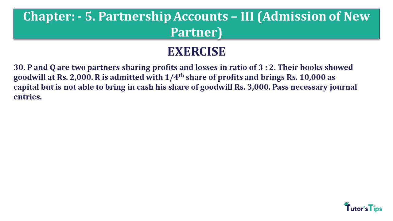 Question 30 Chapter 5 - Unimax Class 12 Part 1 - 2021