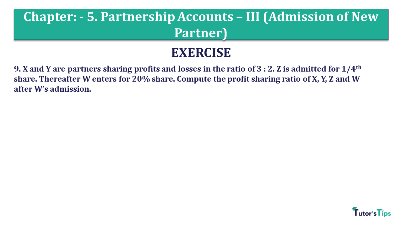 Question 9 Chapter 5 - Unimax Class 12 Part 1 - 2021