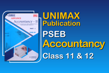 Unimax Publications Accounts books of Class 11 and 12 - Solution