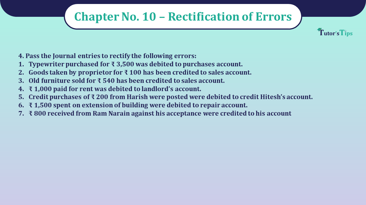 Question No 4 Chapter No 10 - Unimax 11 Class