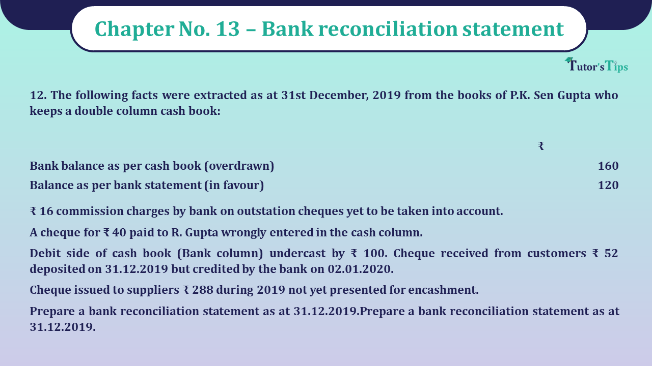 Double Entry Bookkeeping - Analysed Cashbook & Ledger Question. 2019 SEC  Sample Paper - Q17 