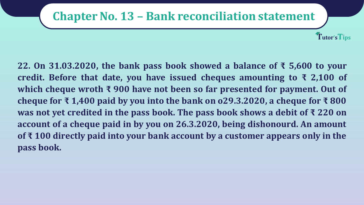 Question No 22 Chapter No 13 - Unimax Class 11