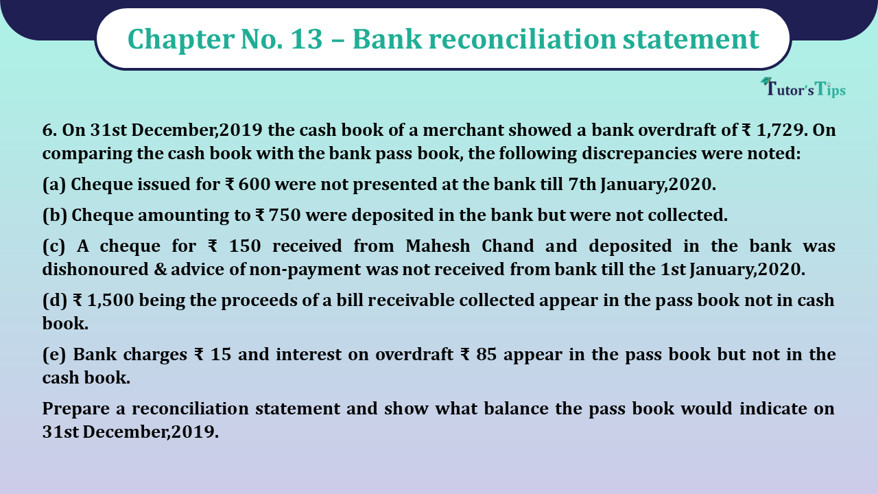 Question No 6 Chapter No 13 - Unimax Class 11