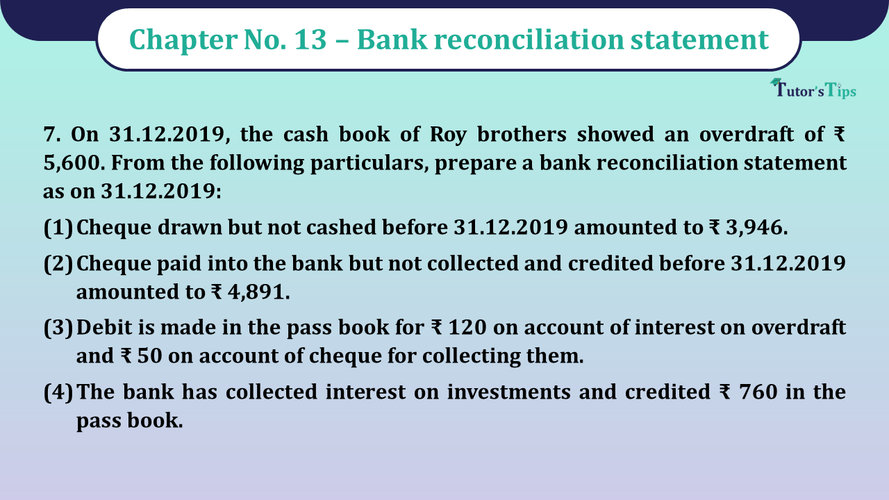 Question No 7 Chapter No 13 - Unimax Class 11