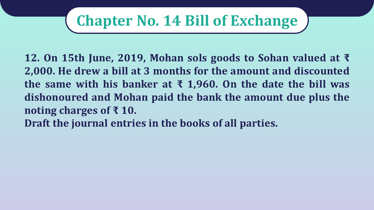 Question No 12 Chapter No 14 – Class 11 Unimax