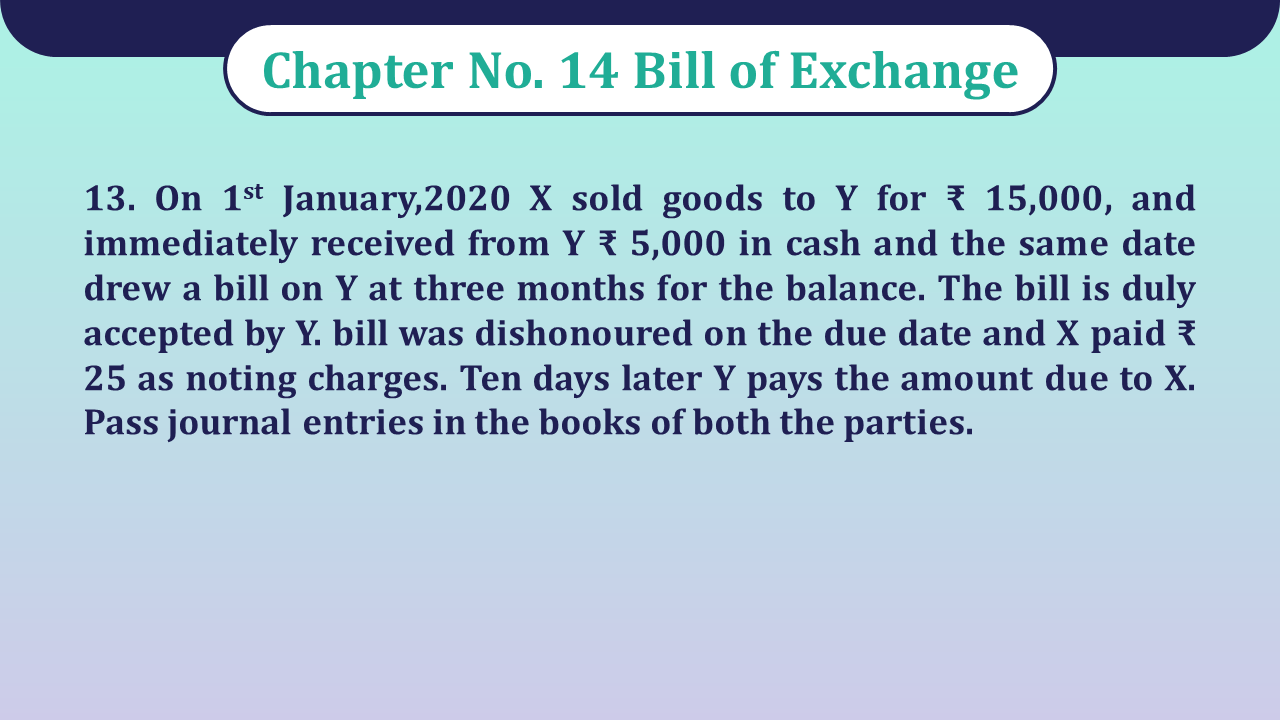 Question No 13 Chapter No 14 – Class 11 Unimax