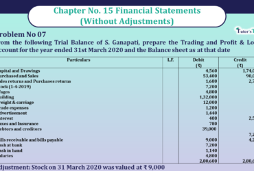 Problem No 07 Chapter No 15 - Unimax Class 11