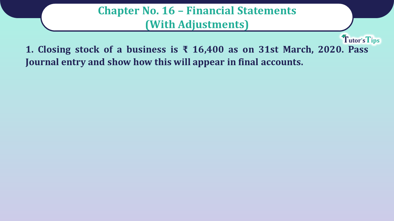 Question No 0 1 Chapter No 16 - UNIMAX Class 11