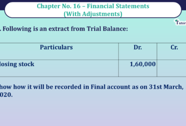 Question No 0 2 Chapter No 16 - UNIMAX Class 11