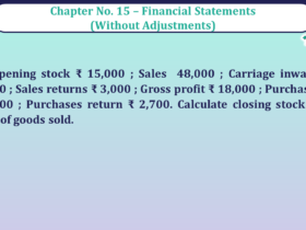 Question No 05 Chapter No 15 - UNIMAX Class 11