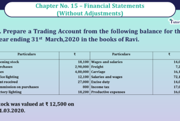 Question No 07 Chapter No 15 - UNIMAX Class 11