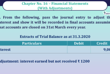 Question No 07 Chapter No 16 - UNIMAX Class 11