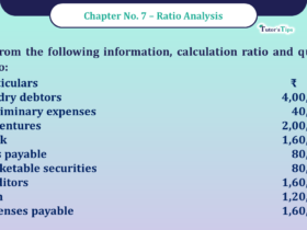 Question No - 1 Chapter no - 7 Unimax Class - 12 Part -II