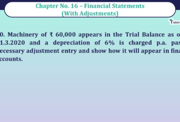 Question No 10 Chapter No 16 - UNIMAX Class 11