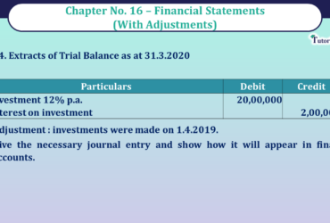 Question No 14 Chapter No 16 - UNIMAX Class 11