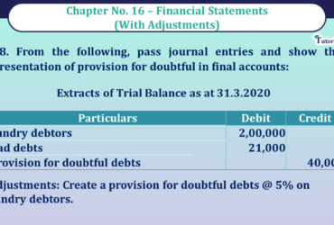 Question No 18 Chapter No 16 - UNIMAX Class 11