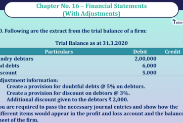 Question No 20 Chapter No 16 - UNIMAX Class 11