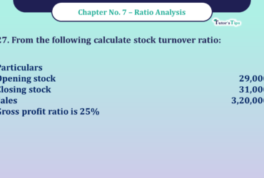 Question No -27 Chapter no - 7 Unimax Class - 12 Part -II