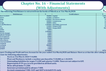 Question No 42 Chapter No 16 - UNIMAX Class 11