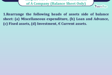 Question no- 1 Chapter no -4 Unimax Class- 12 Part -II