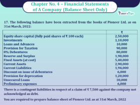 Question no- 17 Chapter no -4 Unimax Class- 12 Part -II