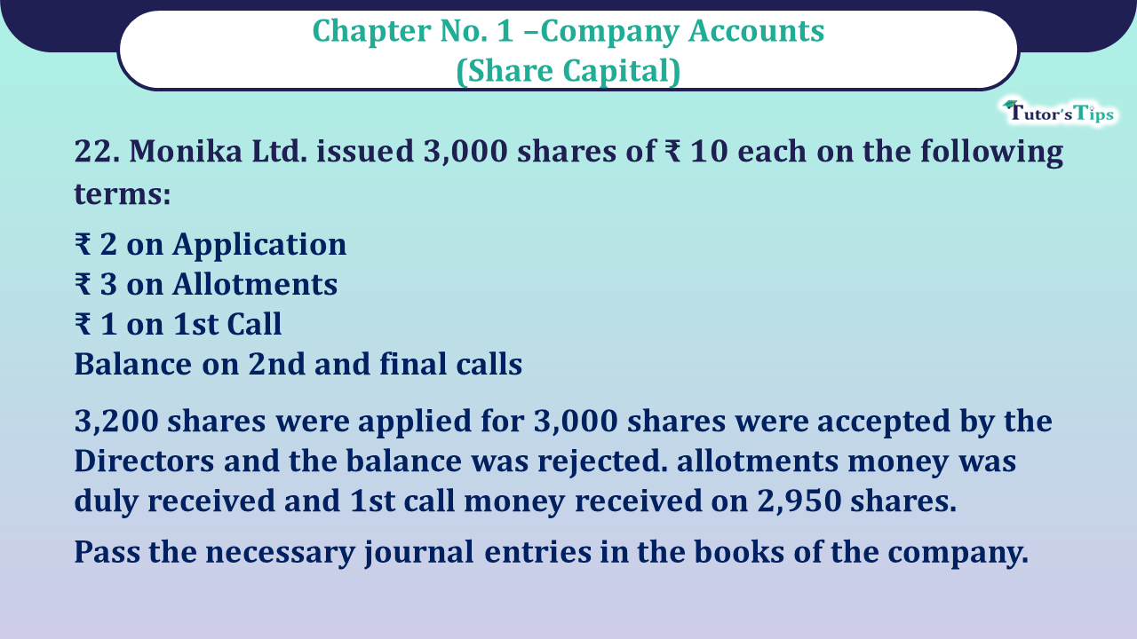 Question no -22 Chapter no-1 Unimax Class-12 Part-II