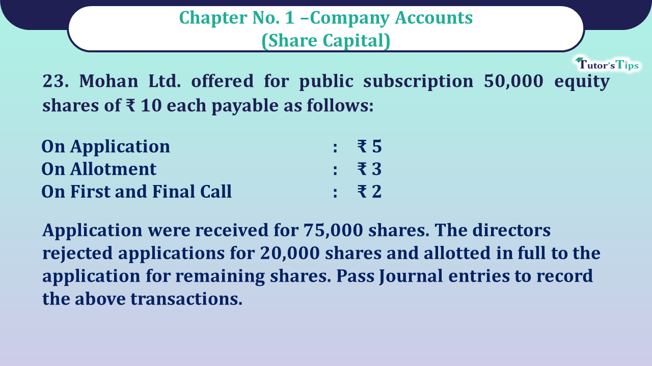 Question no -23 Chapter no-1 Unimax Class-12 Part-II