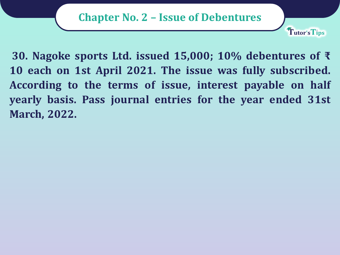 Question no -30 Chapter no -2 Unimax Class -12 Part - II