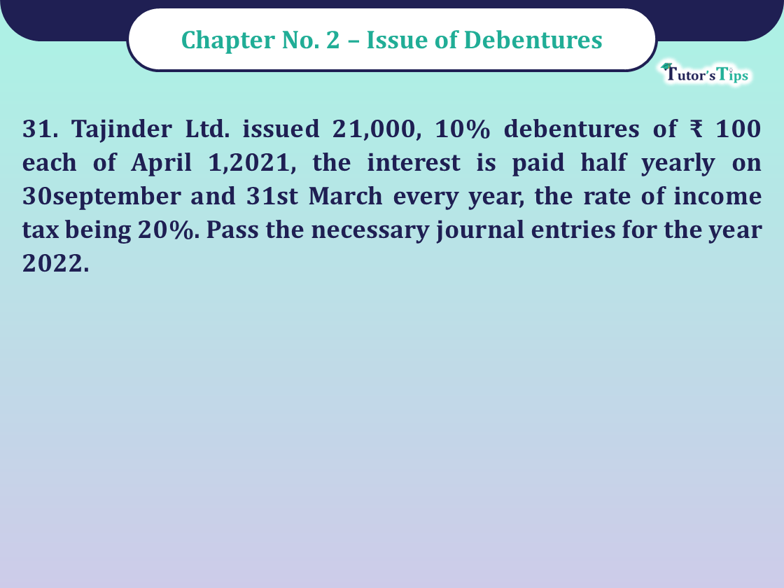 Question no -31 Chapter no -2 Unimax Class -12 Part - II