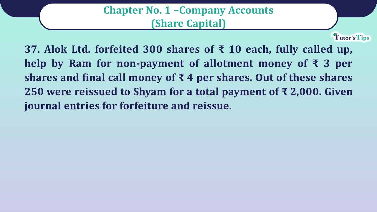 Question no -37 Chapter no-1 Unimax Class-12 Part-II